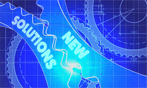 New Solutions Concept. Blueprint Background with Gears. Industrial Design. 3d illustration, Lens Flare. New Solutions Concept. Blueprint Background with Gears. Industrial Design. 3d illustration, Lens Flare.